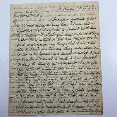 Letter Page 1
