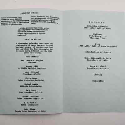 Inside of pamphlet