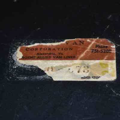 2022.003.001- sticker on box: Origformat: Artifact
