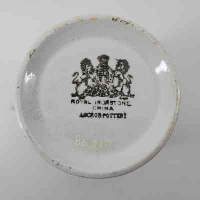 Bottom of mug with makers mark "Royal Ironstone China"