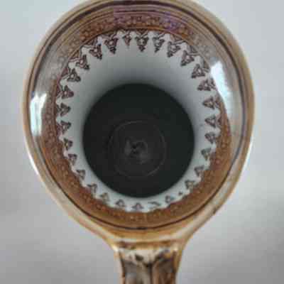 Top down view of pitcher