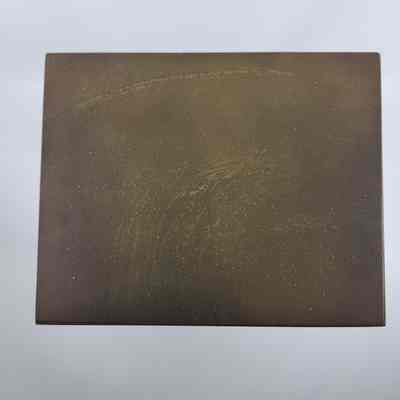 Top of brass clock