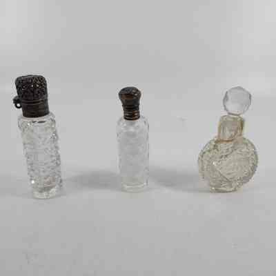 Set of three toiletry bottles