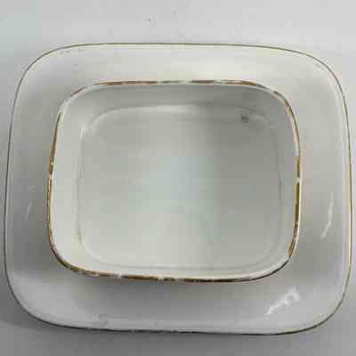 Dish and attached plate