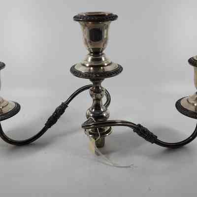 Top of candelabrum detached from base