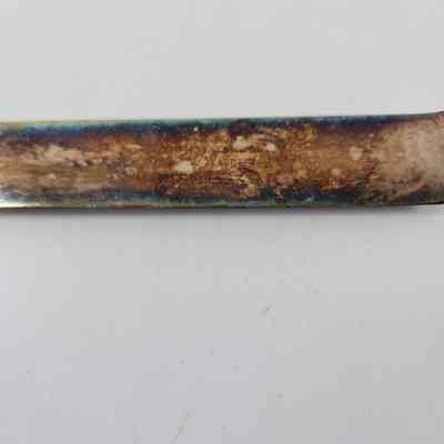 Engraving worn away