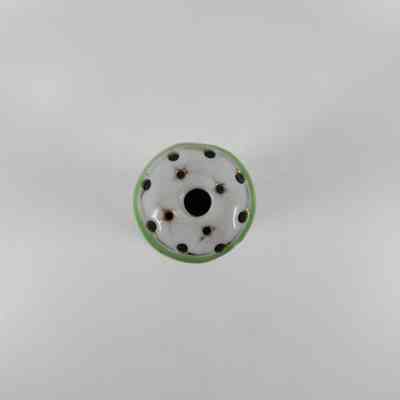 Top down view of hatpin holder