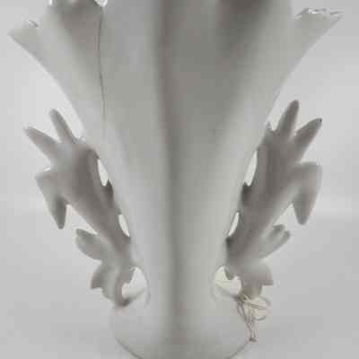 Back of vase