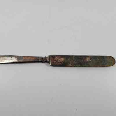 Back of luncheon knife