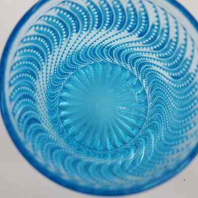 Engraved "PATd" on bottom of glass