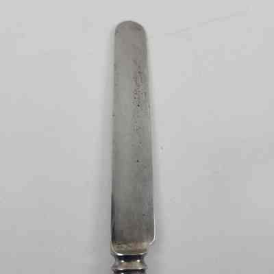 Blunt dinner knife blade