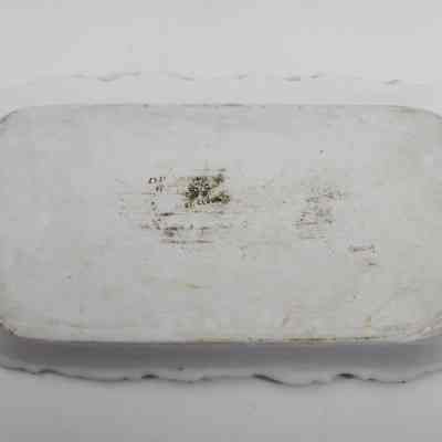 Bottom of tray with makers mark "St. Cloud 2321-45 Germany."