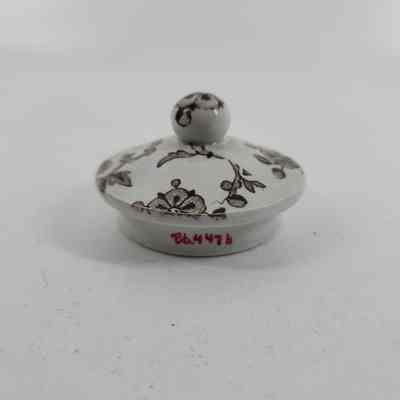 Accession number on sugar bowl lid