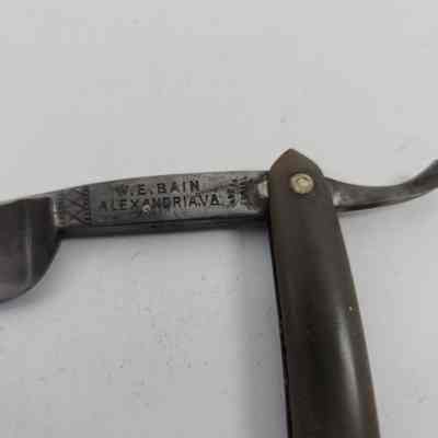 "W. E. BAIN ALEXANDRIA VA" engraved on handle