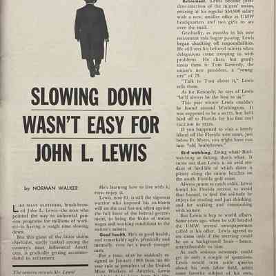 Beginning of Lewis article