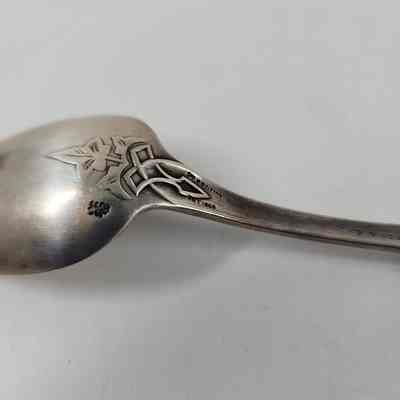 Engraving Hallmark - griffin and "PAT 1866 STERLING"