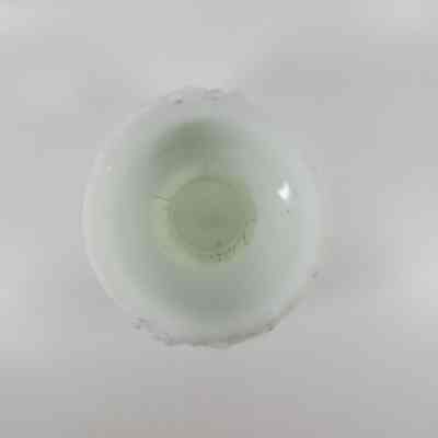 Top-down view of flask