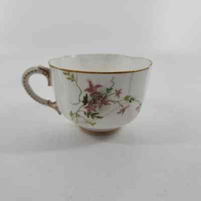 Reverse side of teacup