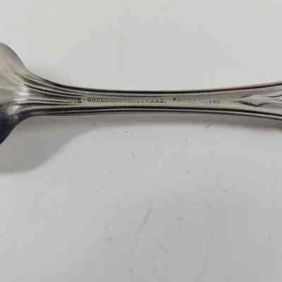 Maker's mark engraving ""11-12 GOULD, STOWELL & WARD PATENT 1850" on back of handle