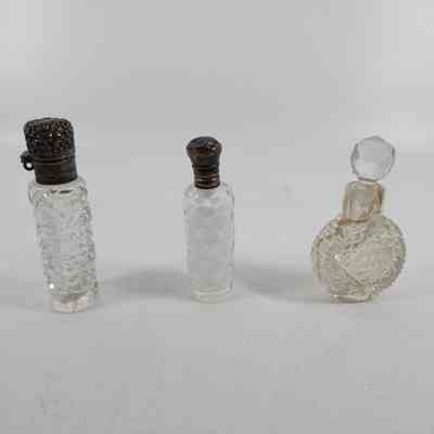 Set of three toiletry bottles