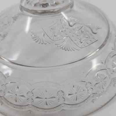 Etching on glass lid
