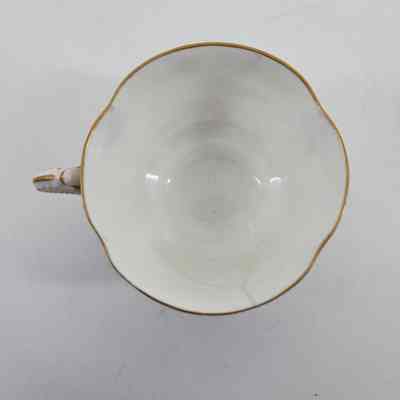 Top down view of teacup