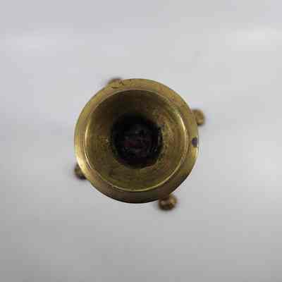 Top-down view of candlestick