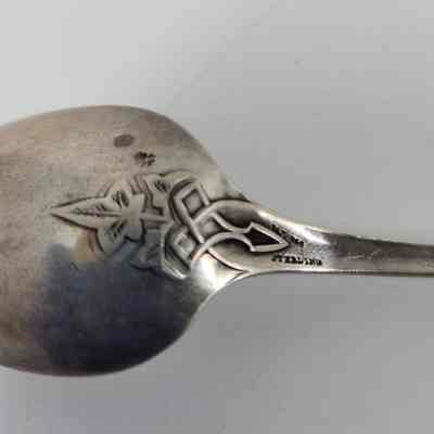 Engraving Hallmark - griffin and "PAT 1866 STERLING"