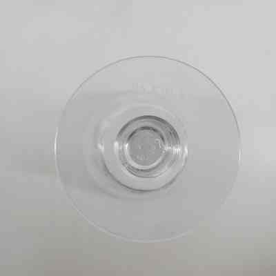 Bottom of glass goblet