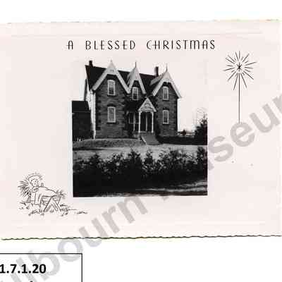 Photograph: Christmas card Stewart house