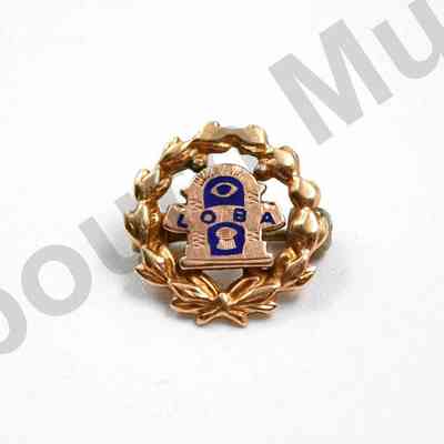 Pin, Lapel: Ladies Orange Benevolent Association, L.O.B.A.