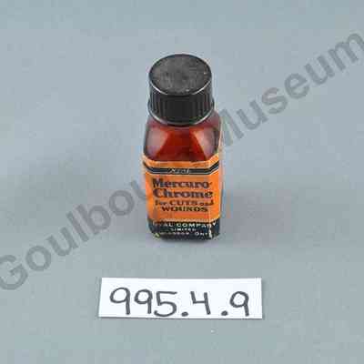 Mercuro-Chrome for Cuts and Wounds Bottle