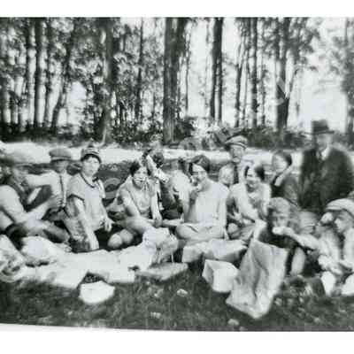 Photograph: School Section No. 13 (S.S. #13) Goulbourn, school picnic, c. 1928