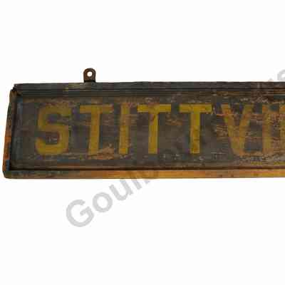 Sign: Stittville Train Station