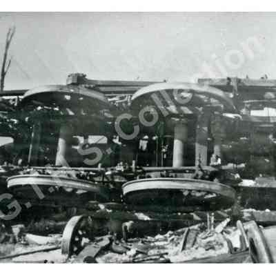 Photograph: Ashton Train Wreck, 1950