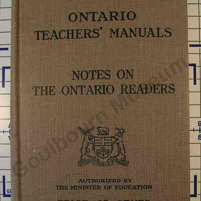 Textbook: Notes on the Ontario Readers