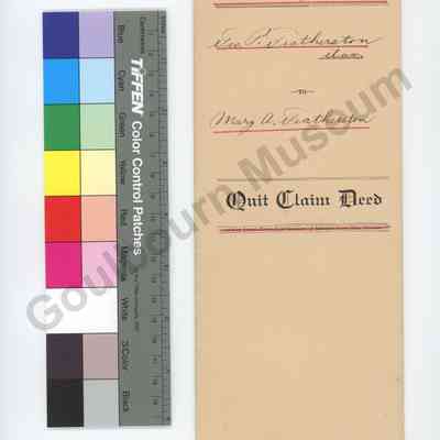 Quitclaim Deed, George Featherston to Mary Featherston, 1903