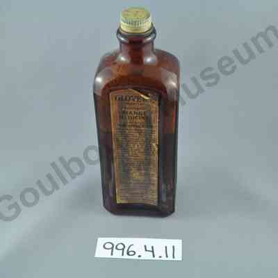Bottle, Medicine: Glover's Imperial Sarcoptic Mange Medicine