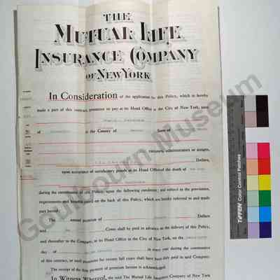 Policy, Insurance: Francis J Featherston, 1902