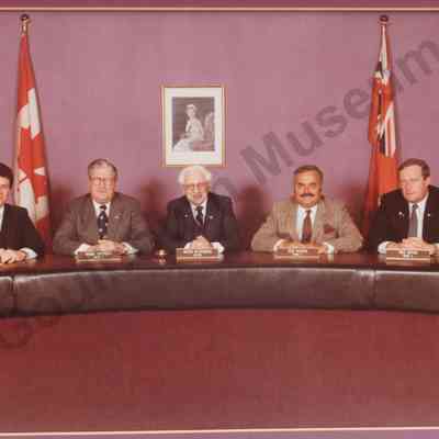 Framed Photograph: Goulbourn Mayor and Councillors 1982-1985