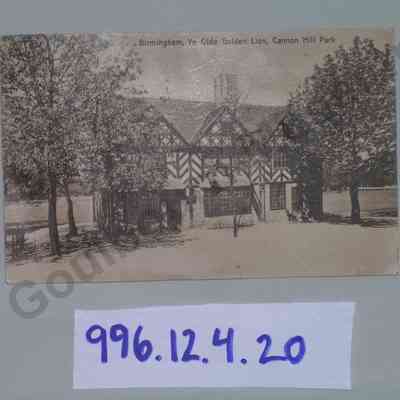 Postcard: Birmingham, Cannon Hill Park