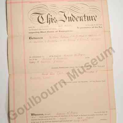 Deed of Land Situate, William Garvin to Mary Ann Featherston, 1899