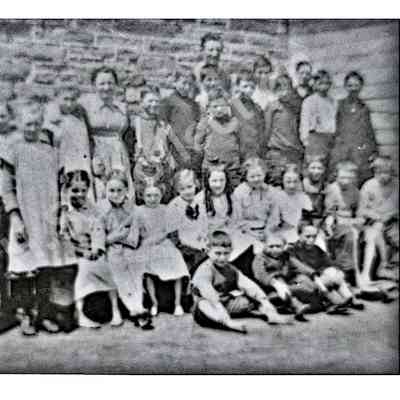 Photograph: School Section No. 2 (S.S.#2), Jock School, c. 1918-1919