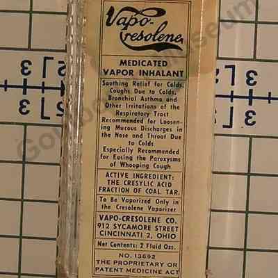 Vapour Inhalant Bottle and Box