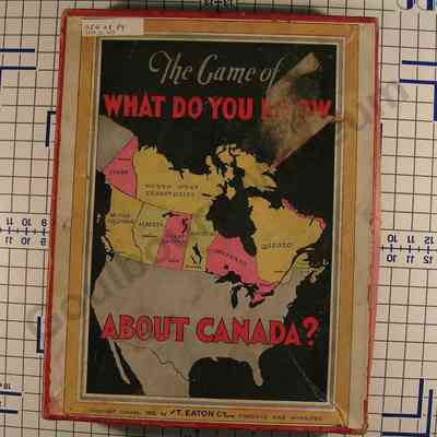 Game, Board: "What Do You Know About Canada?"