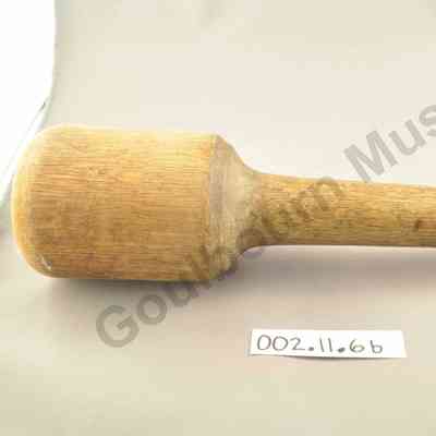 Wood Pestle (straight body)