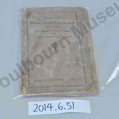 "Handbook of Practical Cookery" guidebook