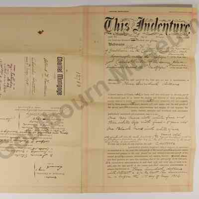 Indenture, Chattel Mortgage: Albert Faulkner to Charles Hartin, 2 Mares 1 Foal, 1905