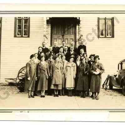 Print, Photographic: Protestant Church Choir, Richmond, c. 1937