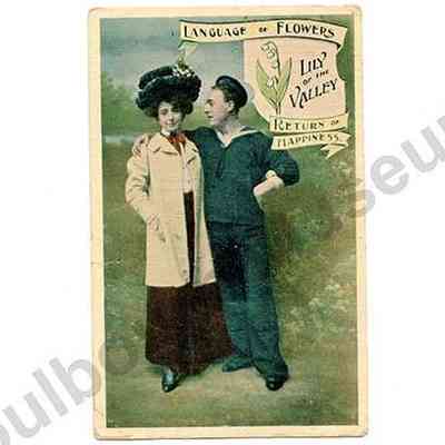 Postcard: Myrtle Davis 1909 Lily of the Valley